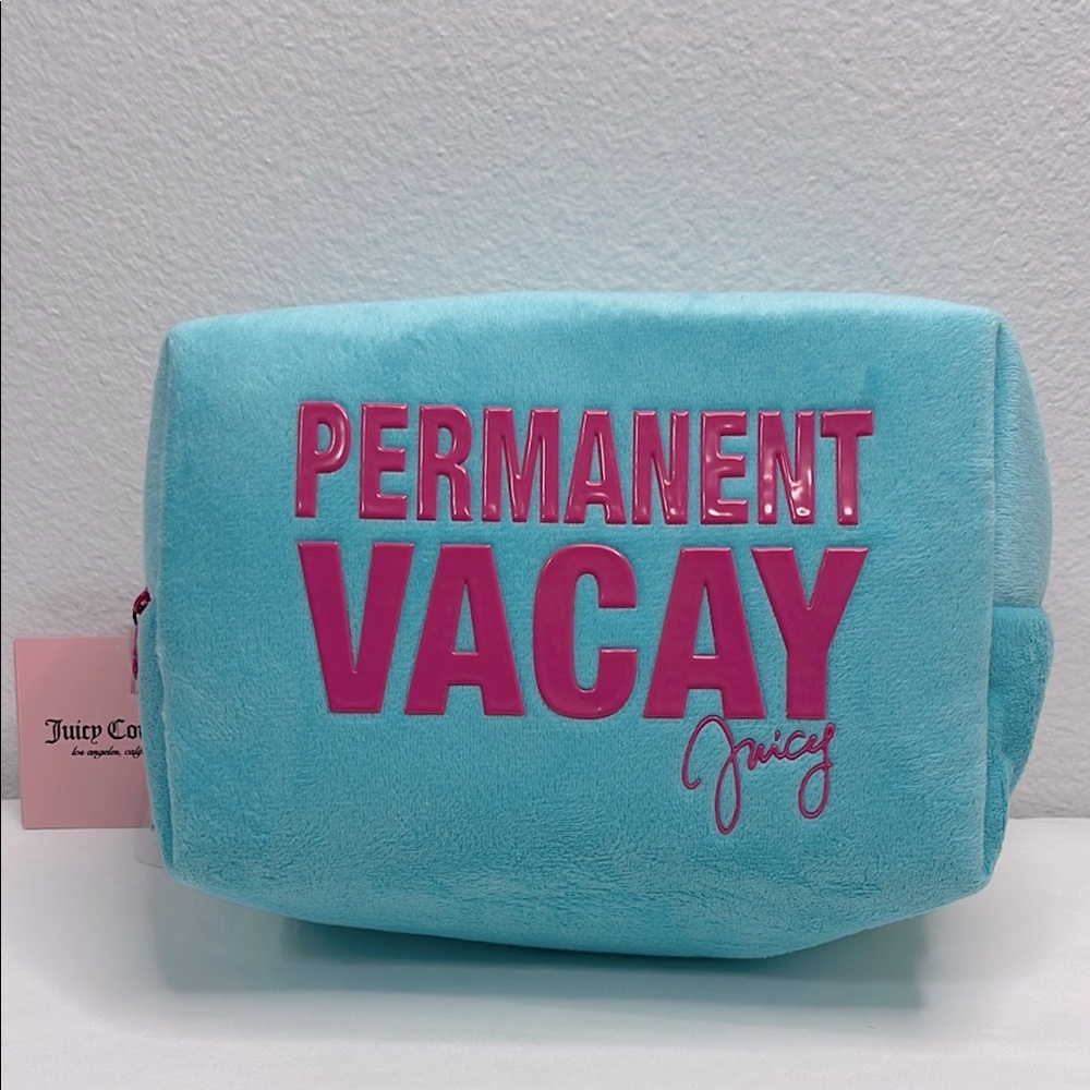 Juicy Couture "Permanent Vacay" Velour
Cosmetic Bag NWT